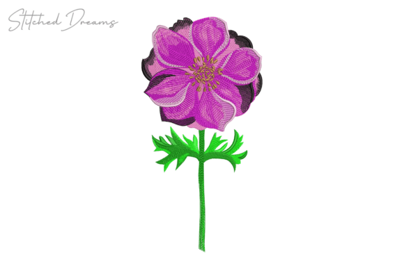 Creative Flower Embroidery Design