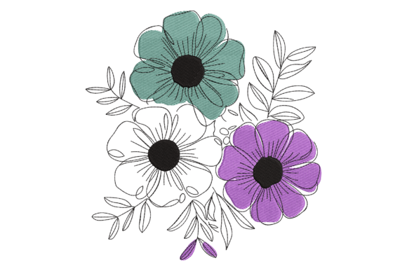 Elegant Floral Trio